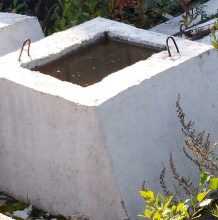 фундамент стойки знака